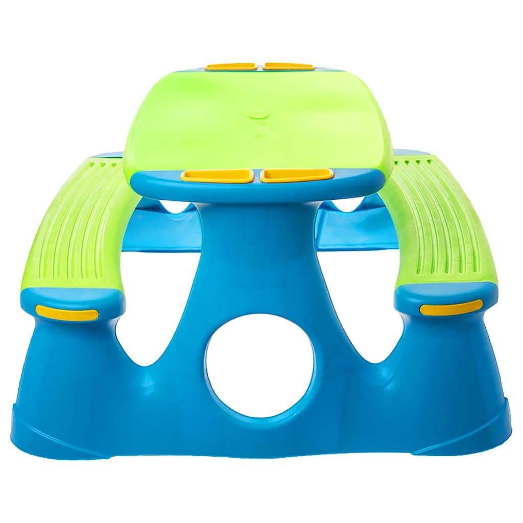 vidaXL Bancă de picnic pentru copii 89,5x84,5x48 cm polipropilenă vidaXL Bancă de picnic pentru copii 89,5x84,5x48 cm polipropilenă