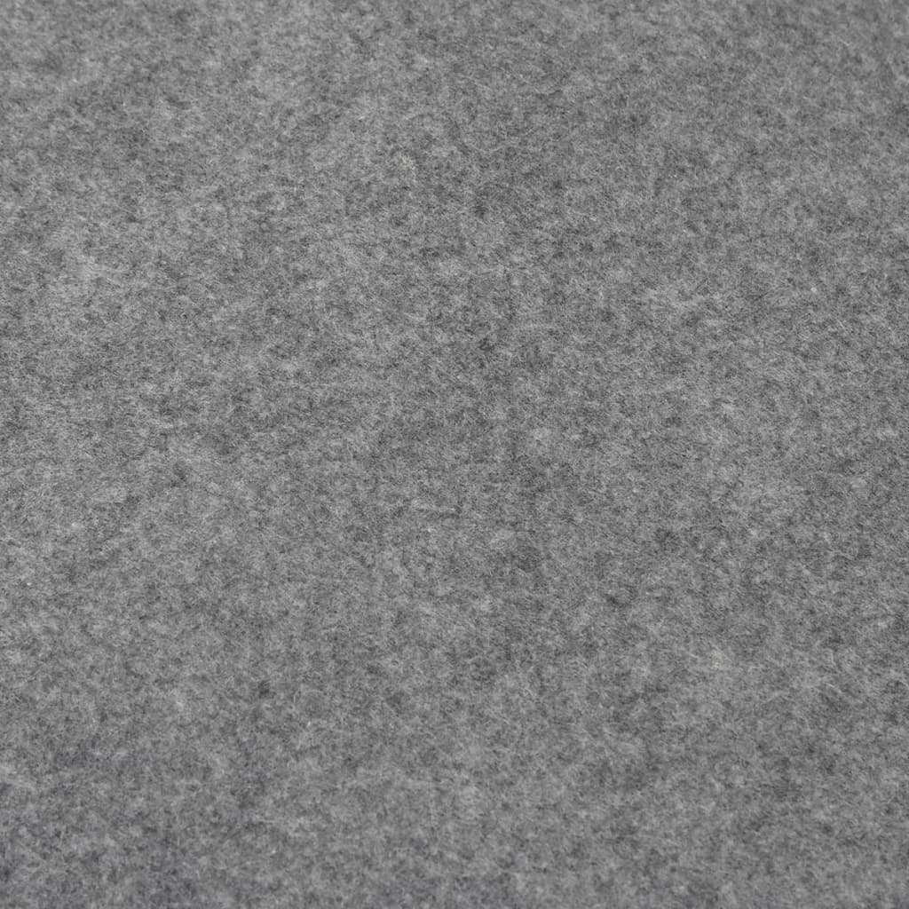 vidaXL Acoperire geotextil piscină, gri deschis, Ø244 cm, poliester vidaXL Acoperire geotextil piscină, gri deschis, Ø244 cm, poliester