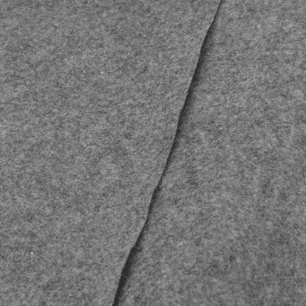 vidaXL Acoperire geotextil piscină, gri deschis, Ø306 cm, poliester vidaXL Acoperire geotextil piscină, gri deschis, Ø306 cm, poliester