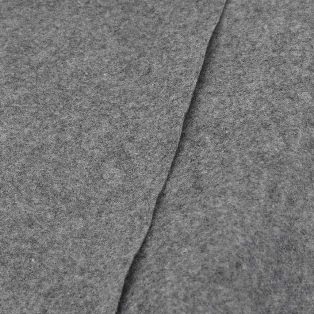 vidaXL Acoperire geotextil piscină, gri deschis, Ø550 cm, poliester vidaXL Acoperire geotextil piscină, gri deschis, Ø550 cm, poliester