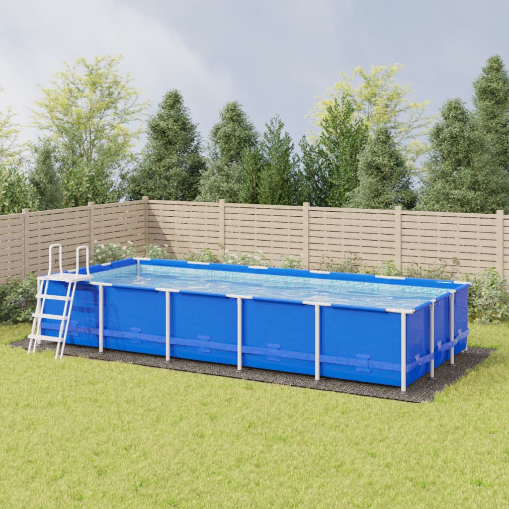 vidaXL Acoperire geotextil piscină, gri deschis, 999x500 cm, poliester vidaXL Acoperire geotextil piscină, gri deschis, 999x500 cm, poliester