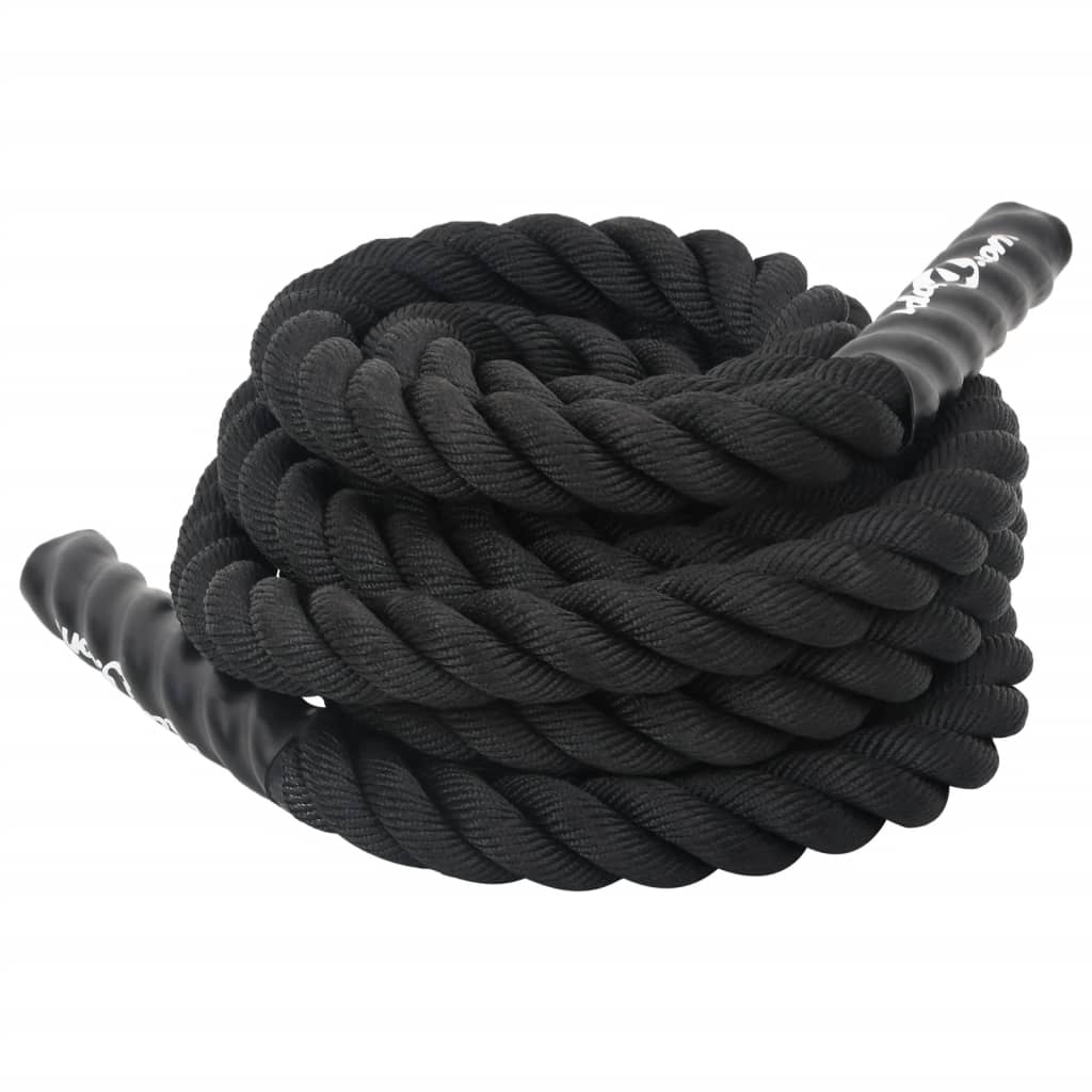 vidaXL Frânghie de lucru, negru, 6 m, 4,5 kg, poliester vidaXL Frânghie de lucru, negru, 6 m, 4,5 kg, poliester
