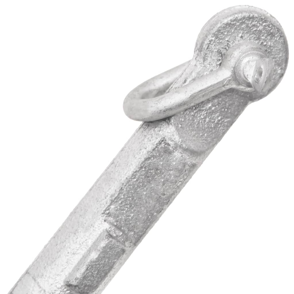 vidaXL Ancoră pliabilă argintie 0,7 kg, fontă galvanizată la cald vidaXL Ancoră pliabilă argintie 0,7 kg, fontă galvanizată la cald