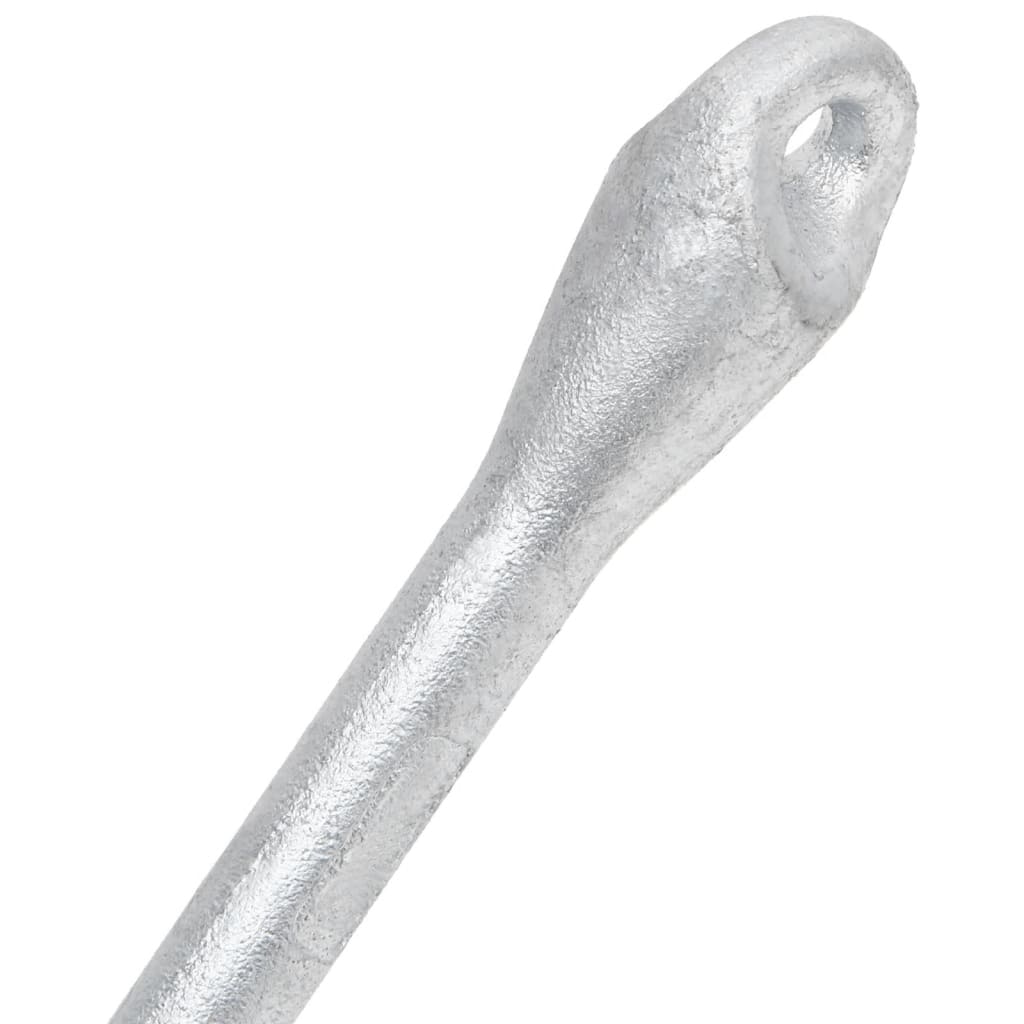 vidaXL Ancoră pliabilă argintie 8 kg, fontă galvanizată la cald vidaXL Ancoră pliabilă argintie 8 kg, fontă galvanizată la cald