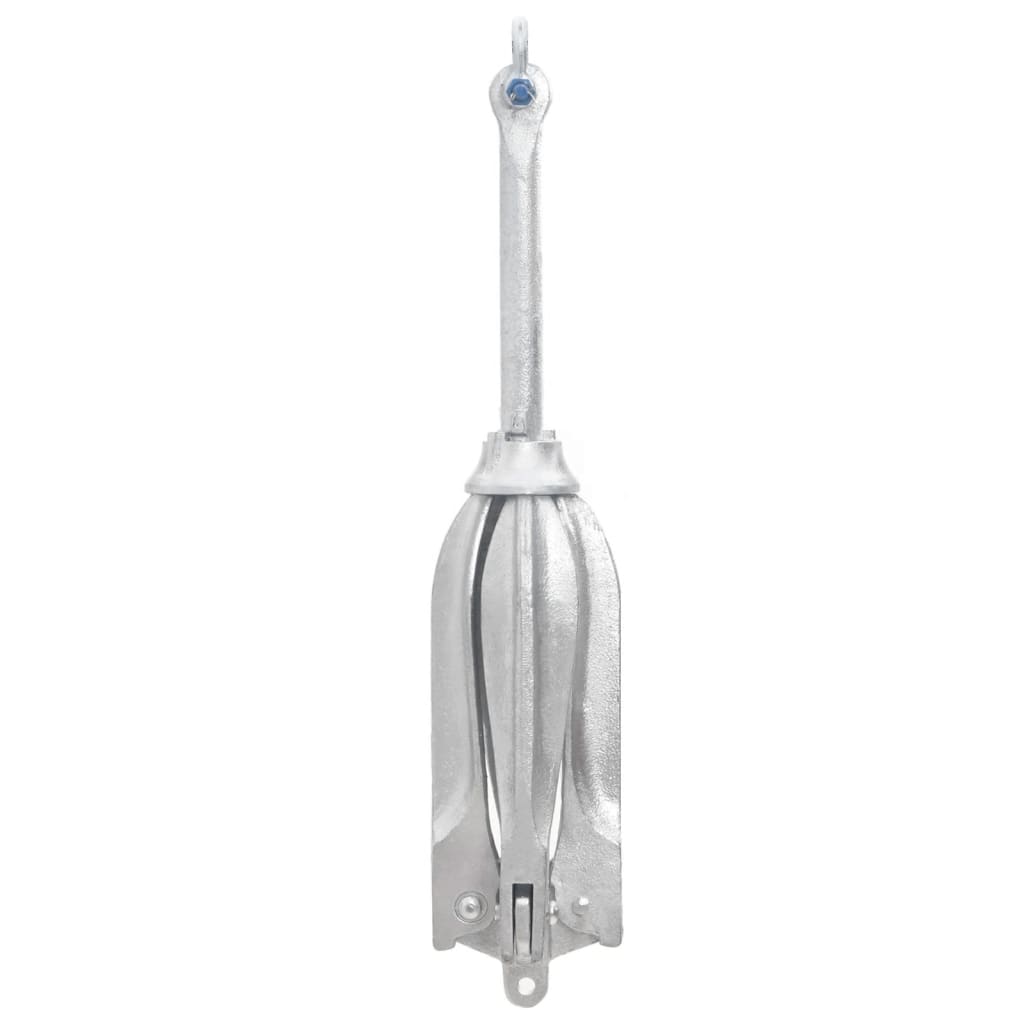 vidaXL Ancoră pliabilă cu funie, 10 kg, fontă galvanizată la cald vidaXL Ancoră pliabilă cu funie, 10 kg, fontă galvanizată la cald