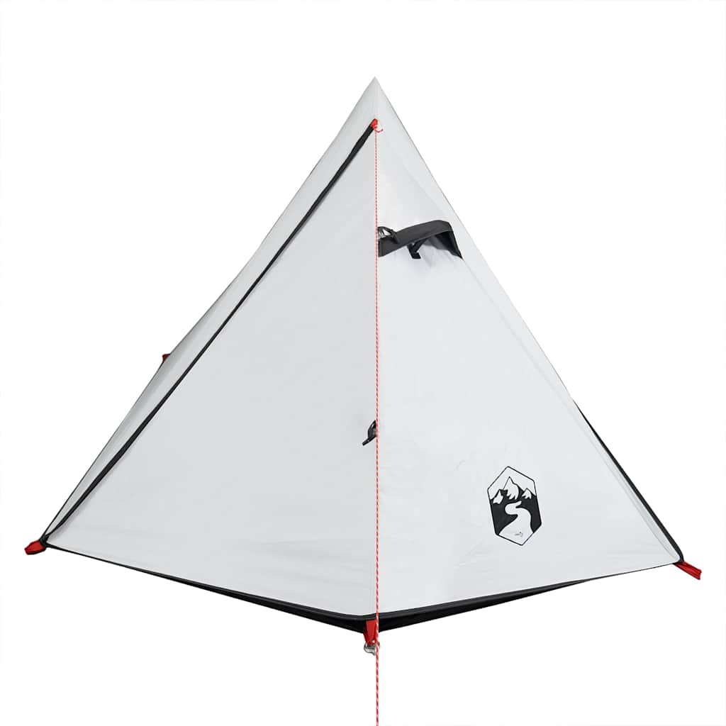 vidaXL Cort camping cupolă 2 persoane alb, țesătură opacă, impermeabil vidaXL Cort camping cupolă 2 persoane alb, țesătură opacă, impermeabil