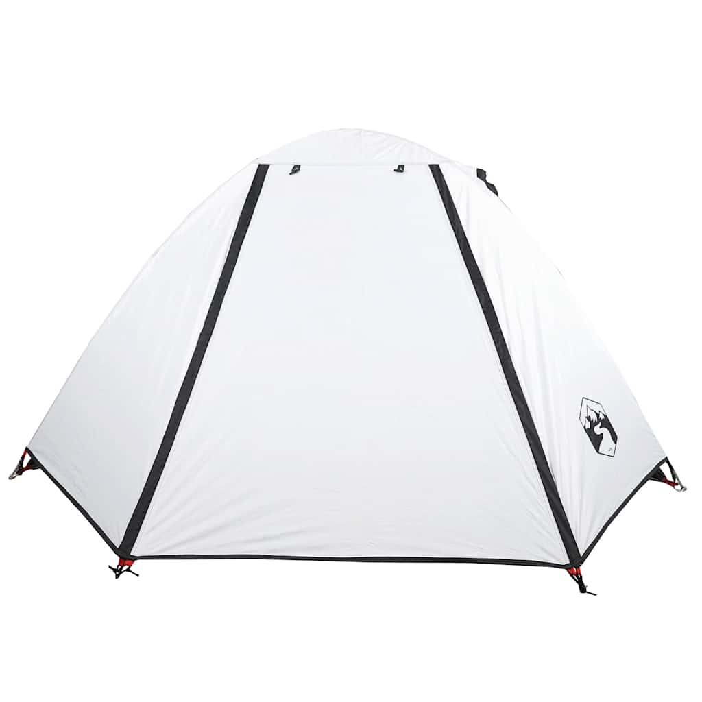vidaXL Cort camping cupolă 2 persoane alb, țesătură opacă, impermeabil vidaXL Cort camping cupolă 2 persoane alb, țesătură opacă, impermeabil