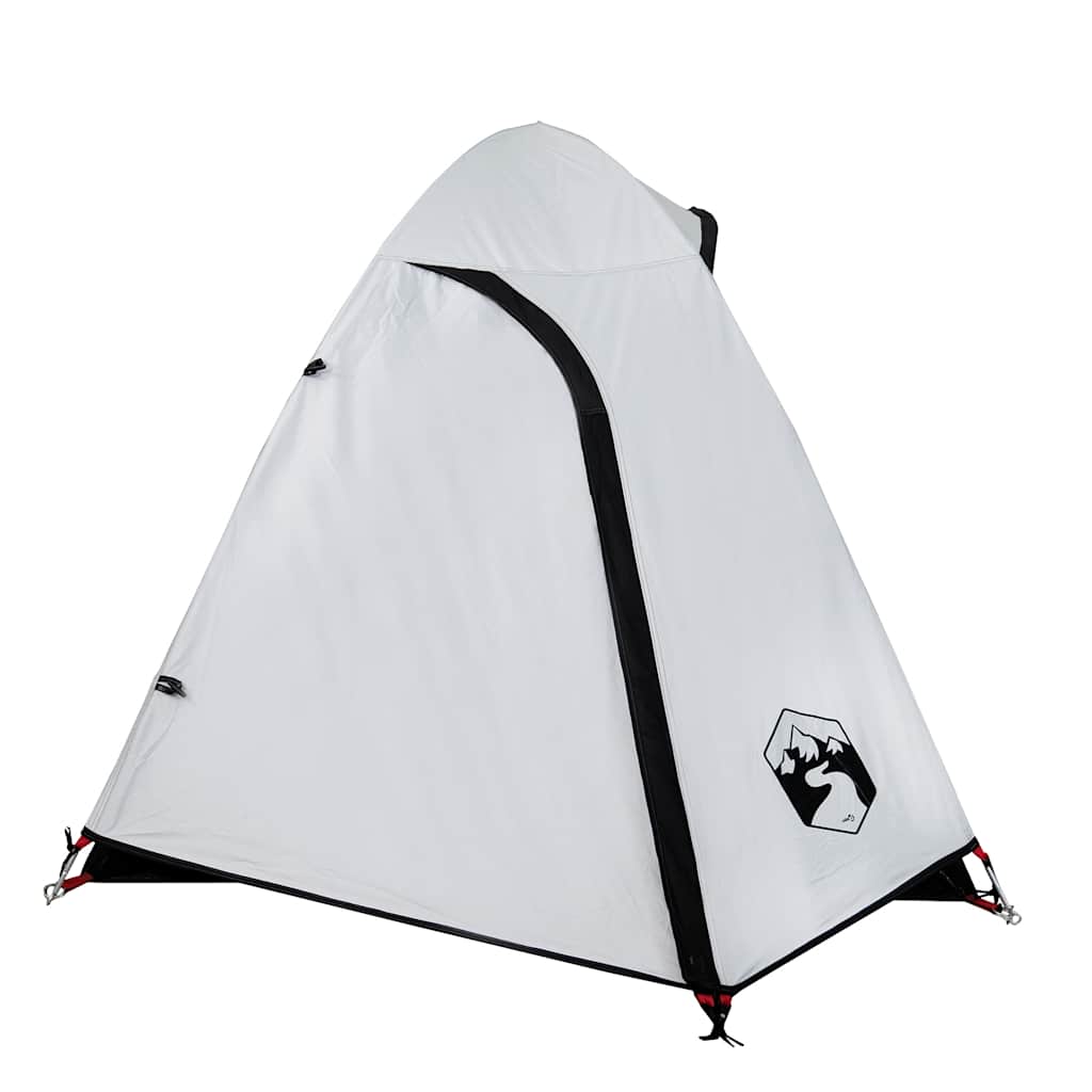 vidaXL Cort camping cupolă 2 persoane alb, țesătură opacă, impermeabil vidaXL Cort camping cupolă 2 persoane alb, țesătură opacă, impermeabil