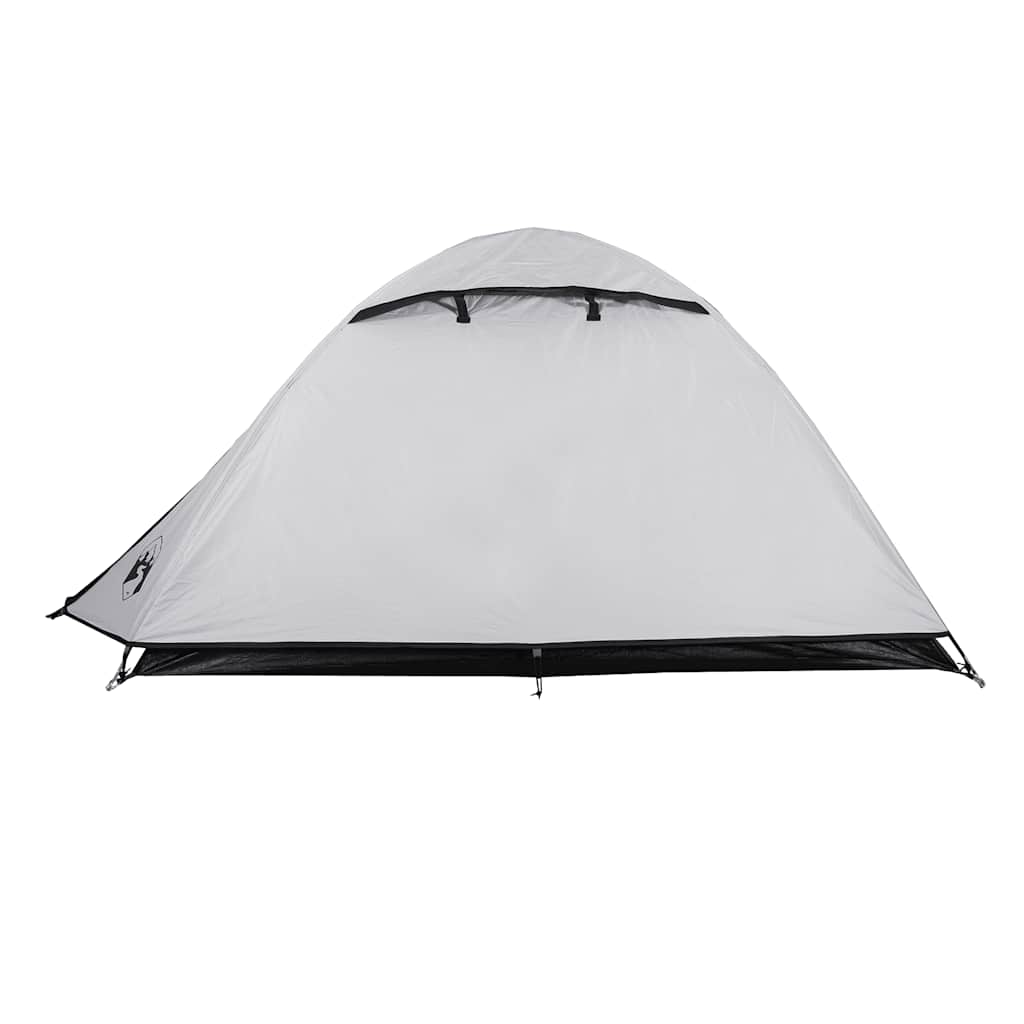 vidaXL Cort camping cupolă 2 persoane alb, țesătură opacă, impermeabil vidaXL Cort camping cupolă 2 persoane alb, țesătură opacă, impermeabil