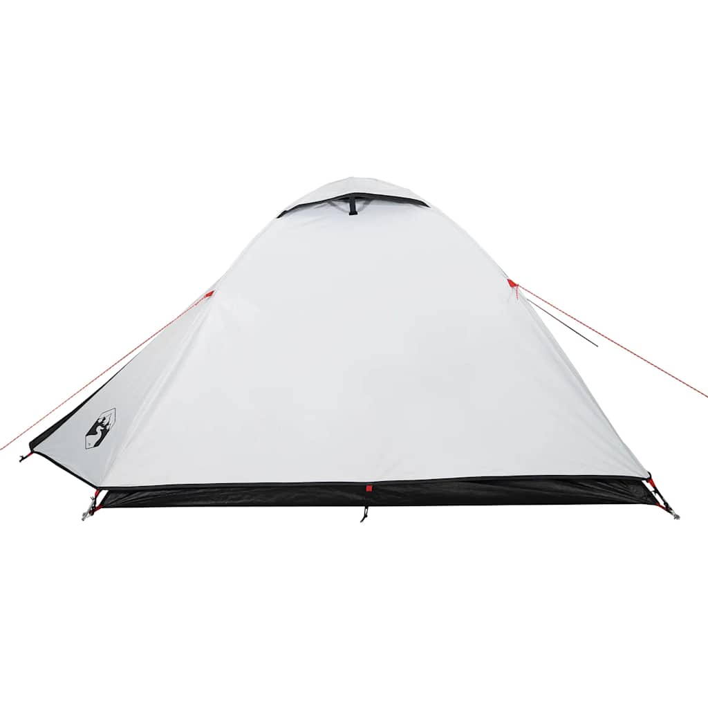vidaXL Cort camping cupolă 2 persoane alb, țesătură opacă, impermeabil vidaXL Cort camping cupolă 2 persoane alb, țesătură opacă, impermeabil
