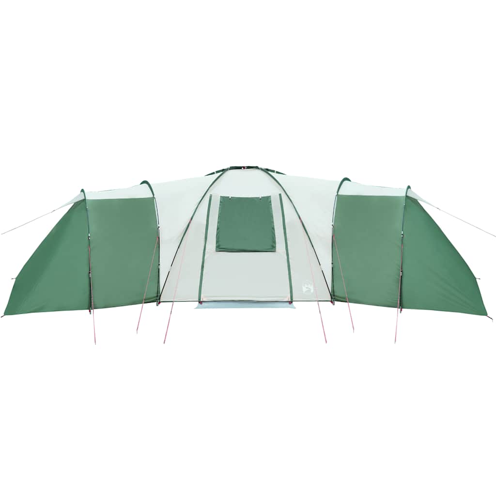 vidaXL Cort de familie cupolă pentru 12 persoane, verde, impermeabil vidaXL Cort de familie cupolă pentru 12 persoane, verde, impermeabil