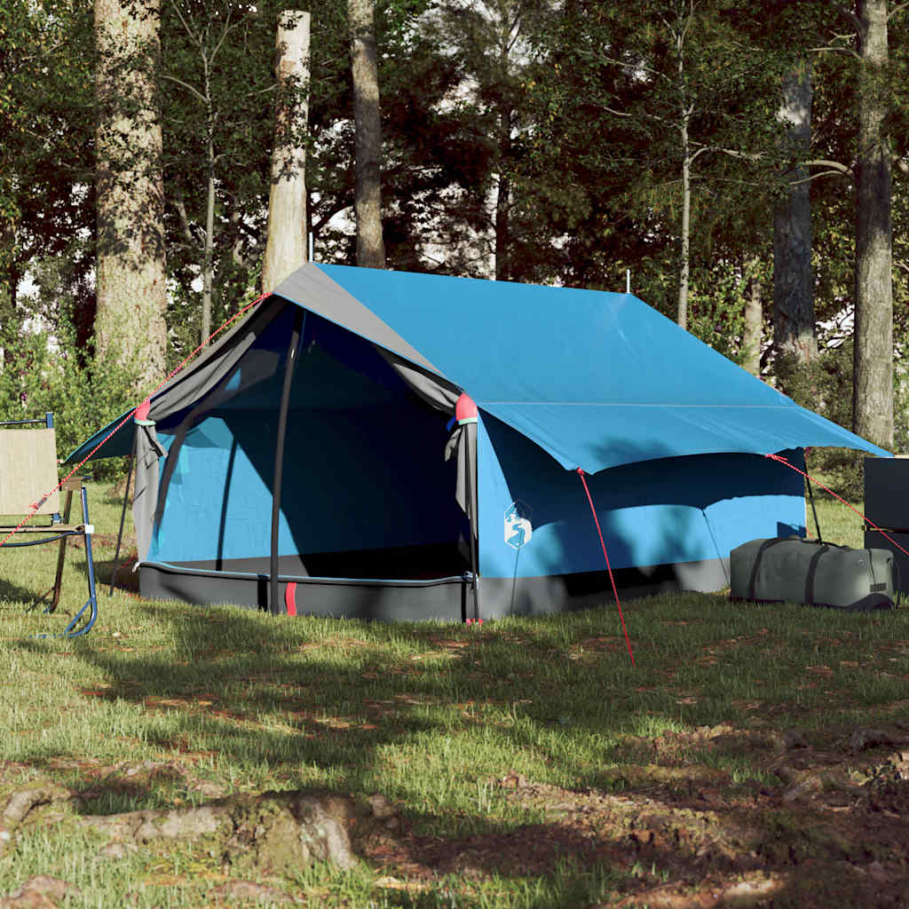 vidaXL Cort camping pentru 2 persoane, albastru, impermeabil vidaXL Cort camping pentru 2 persoane, albastru, impermeabil