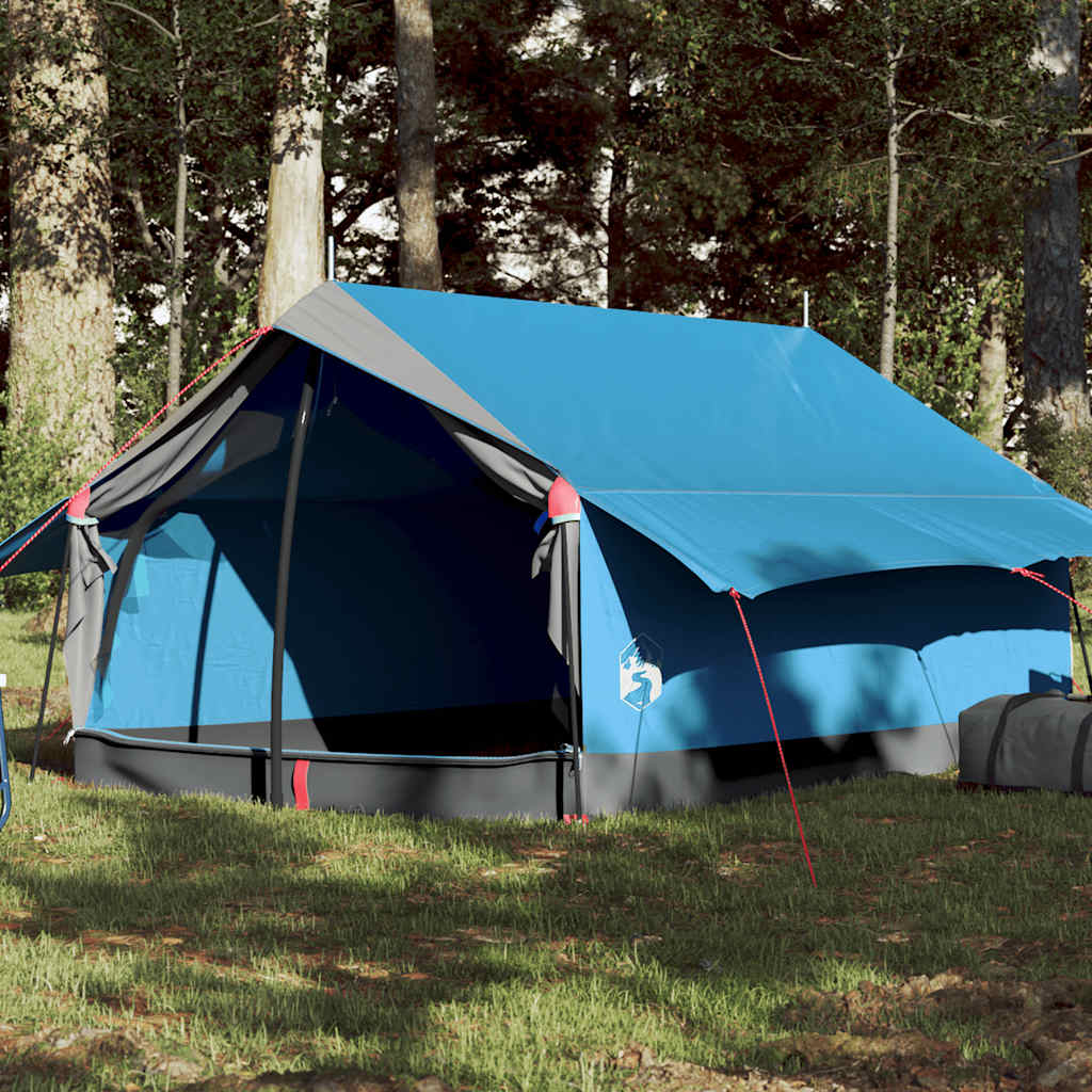 vidaXL Cort camping pentru 2 persoane, albastru, impermeabil vidaXL Cort camping pentru 2 persoane, albastru, impermeabil