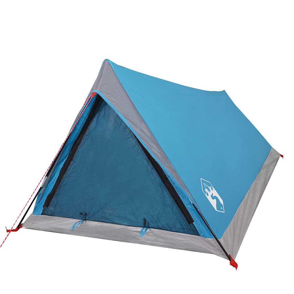 vidaXL Cort camping pentru 2 persoane, albastru, impermeabil vidaXL Cort camping pentru 2 persoane, albastru, impermeabil