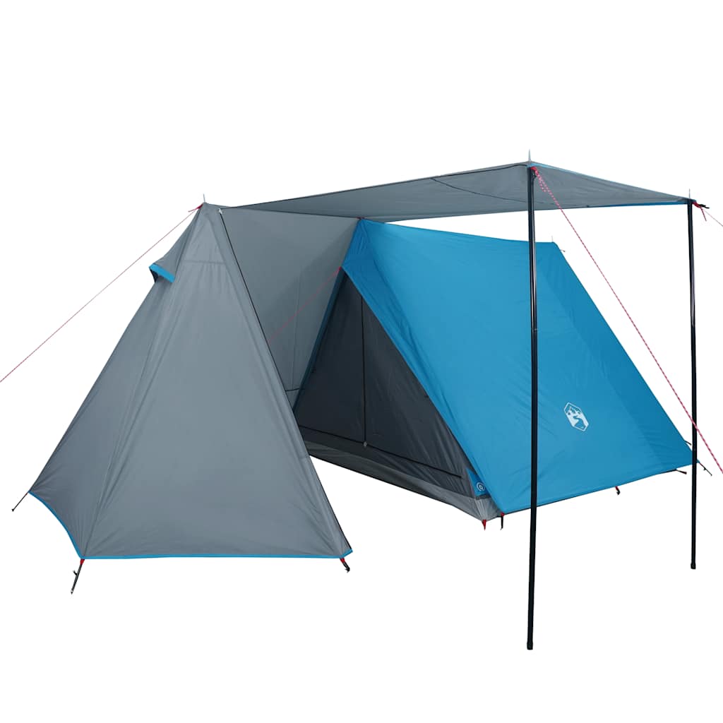 vidaXL Cort camping pentru 3 persoane, albastru, impermeabil vidaXL Cort camping pentru 3 persoane, albastru, impermeabil