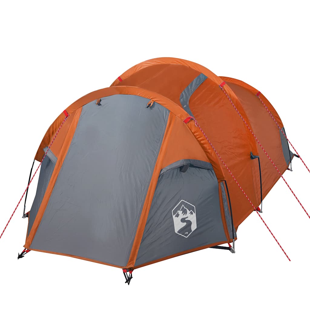 vidaXL Cort de camping tunel 2 persoane, portocaliu, impermeabil vidaXL Cort de camping tunel 2 persoane, portocaliu, impermeabil