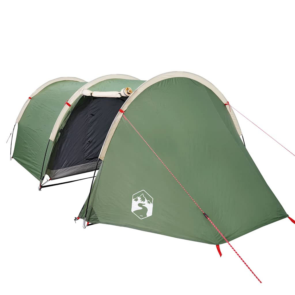 vidaXL Cort de camping tunel pentru 4 persoane, verde, impermeabil vidaXL Cort de camping tunel pentru 4 persoane, verde, impermeabil