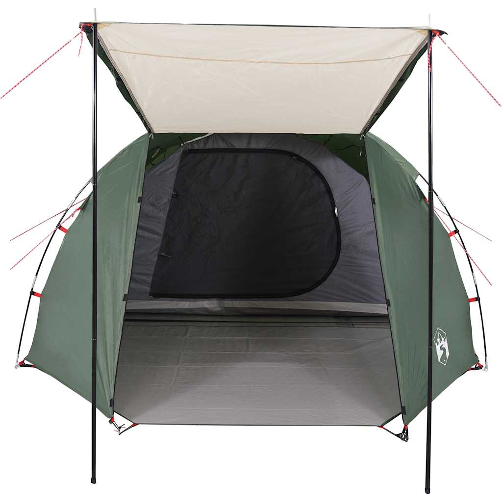 vidaXL Cort de camping tunel pentru 4 persoane, verde, impermeabil vidaXL Cort de camping tunel pentru 4 persoane, verde, impermeabil