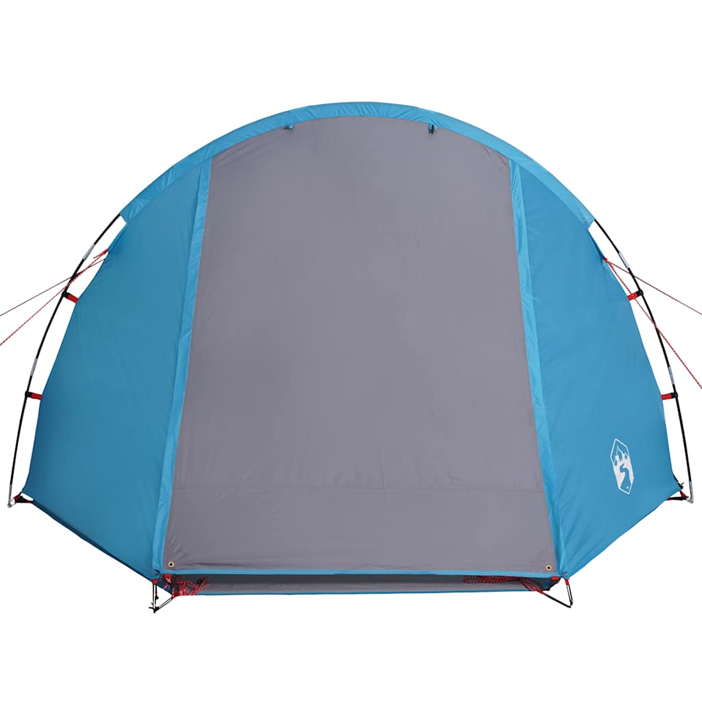 vidaXL Cort de camping tunel pentru 4 persoane, albastru, impermeabil vidaXL Cort de camping tunel pentru 4 persoane, albastru, impermeabil