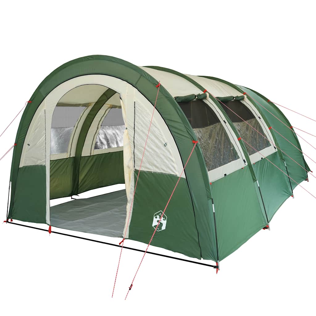 vidaXL Cort de camping tunel pentru 4 persoane, verde, impermeabil vidaXL Cort de camping tunel pentru 4 persoane, verde, impermeabil