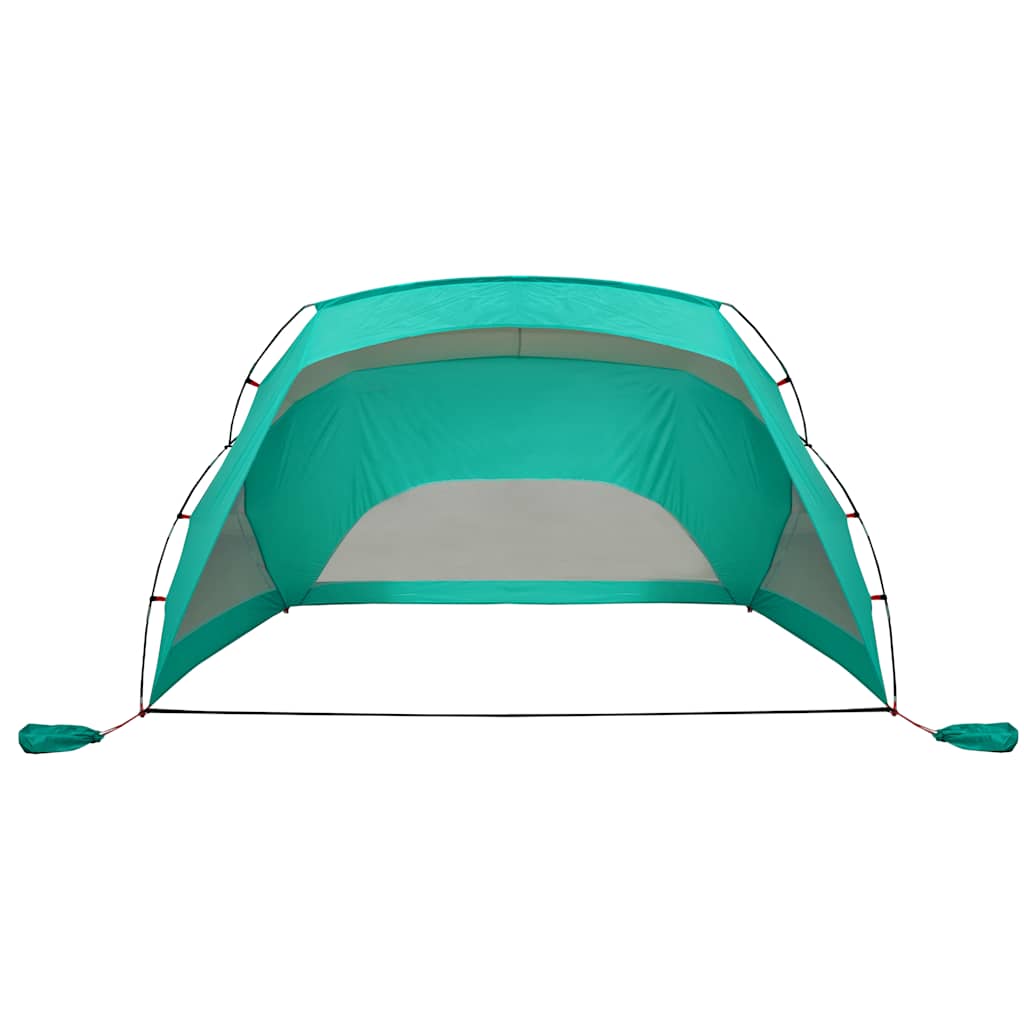 vidaXL Cort de plajă, verde marin, 274x178x170/148 cm, poliester 185T