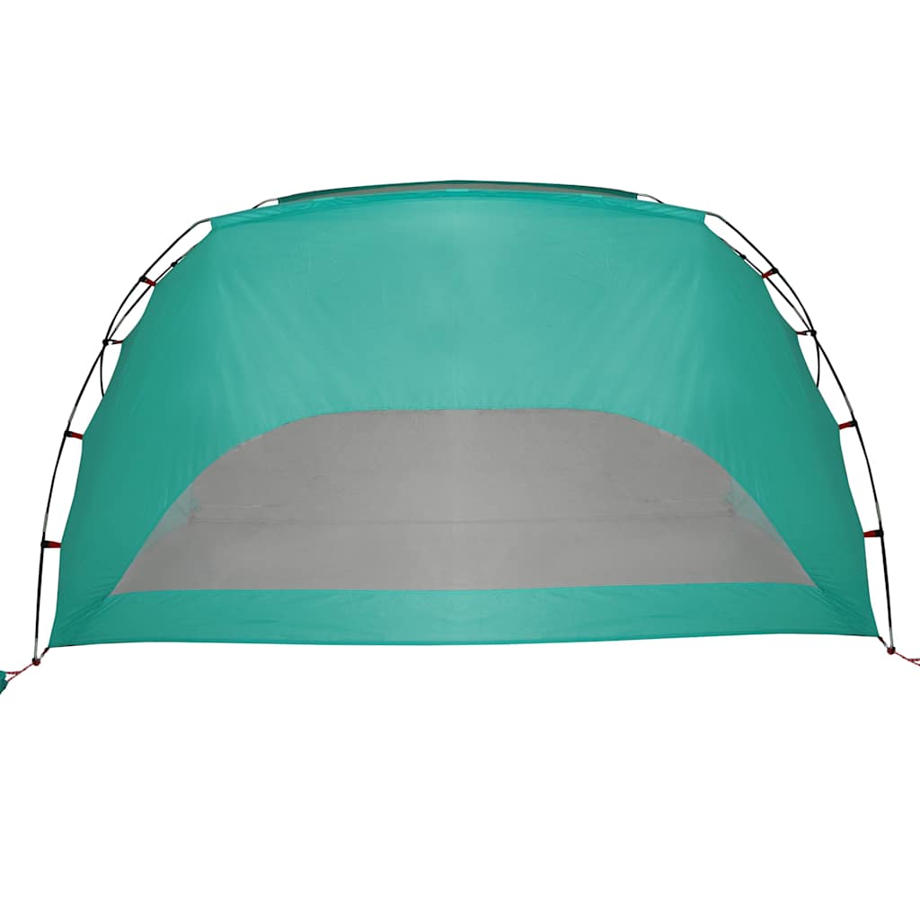 vidaXL Cort de plajă, verde marin, 274x178x170/148 cm, poliester 185T