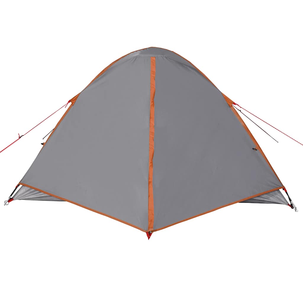 vidaXL Cort de camping cupolă 3 persoane, portocaliu, impermeabil vidaXL Cort de camping cupolă 3 persoane, portocaliu, impermeabil