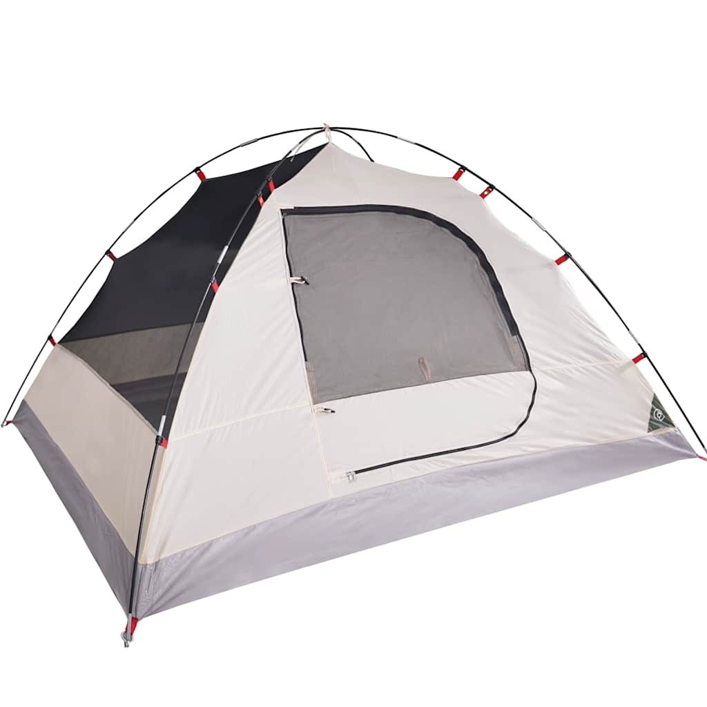 vidaXL Cort de camping cupolă 6 persoane, verde, impermeabil