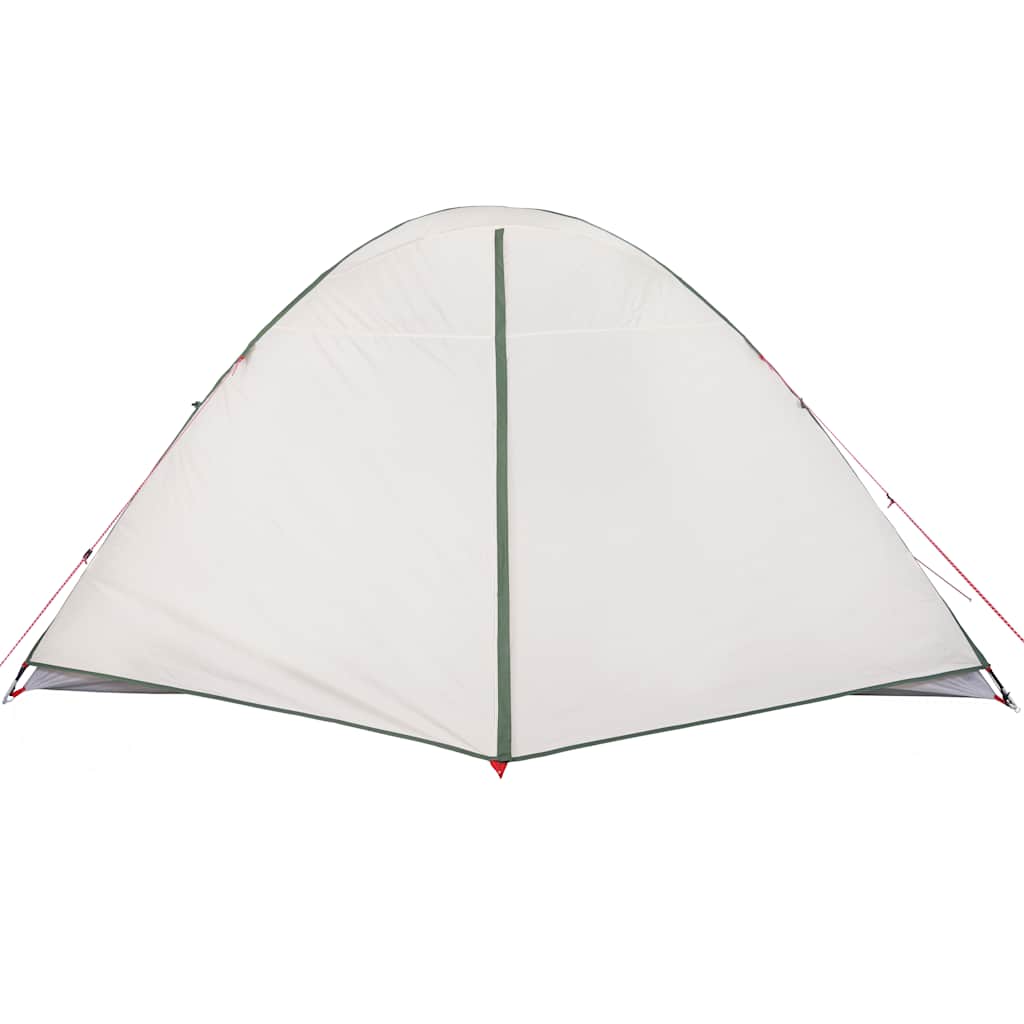 vidaXL Cort de camping cupolă 6 persoane, verde, impermeabil