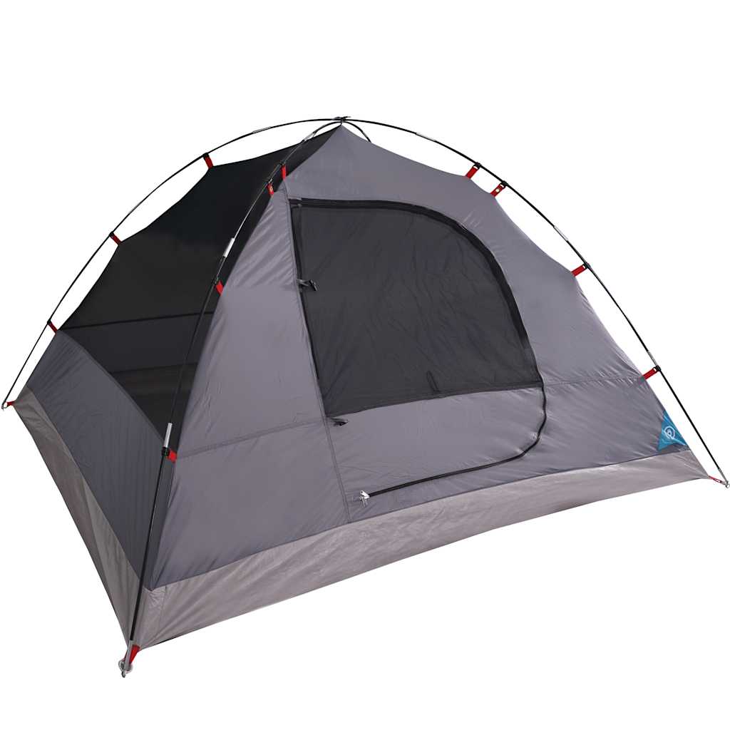 vidaXL Cort de camping cupolă pentru 6 persoane, albastru, impermeabil