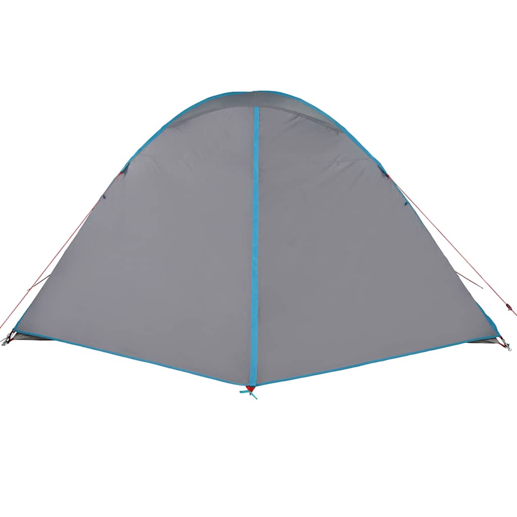 vidaXL Cort de camping cupolă pentru 6 persoane, albastru, impermeabil