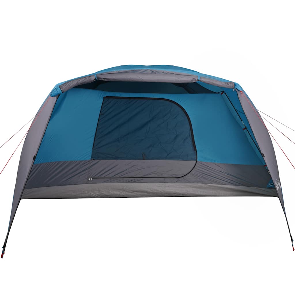 vidaXL Cort de camping cu verandă 4 persoane, albastru, impermeabil vidaXL Cort de camping cu verandă 4 persoane, albastru, impermeabil