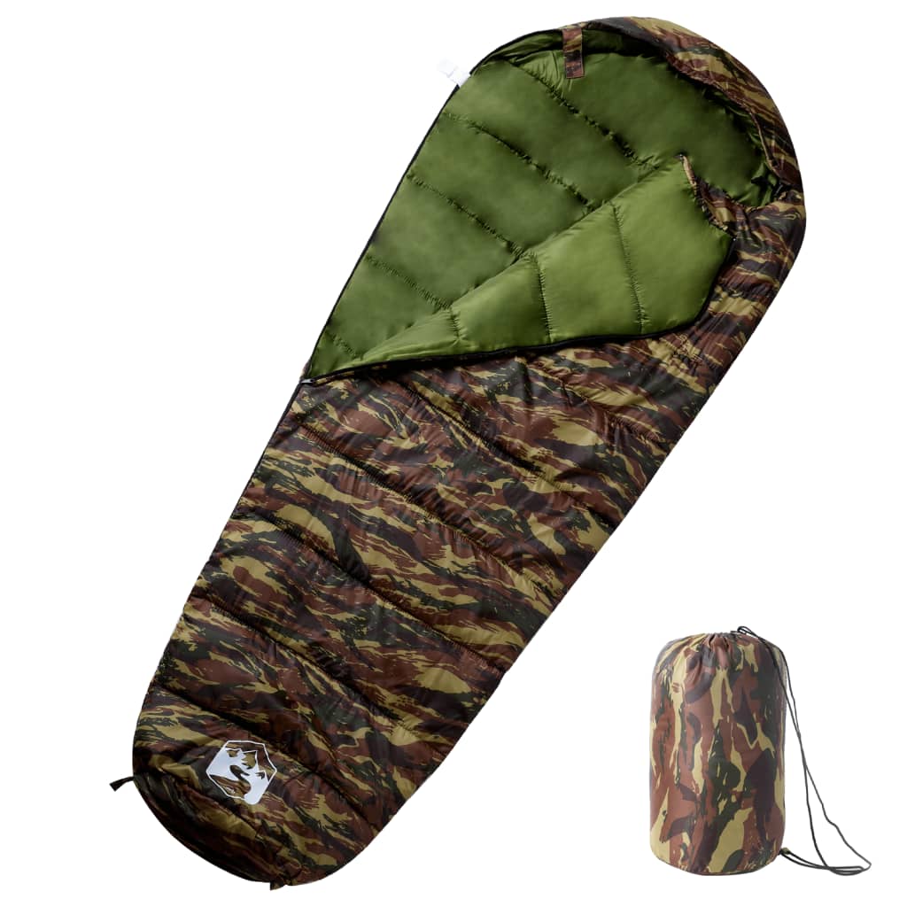 vidaXL Sac de dormit tip mumie pentru adulți de camping, 3 anotimpuri vidaXL Sac de dormit tip mumie pentru adulți de camping, 3 anotimpuri