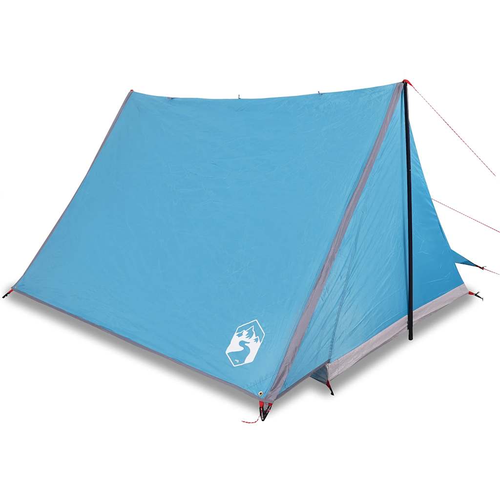 vidaXL Cort camping pentru 2 persoane, albastru, impermeabil vidaXL Cort camping pentru 2 persoane, albastru, impermeabil