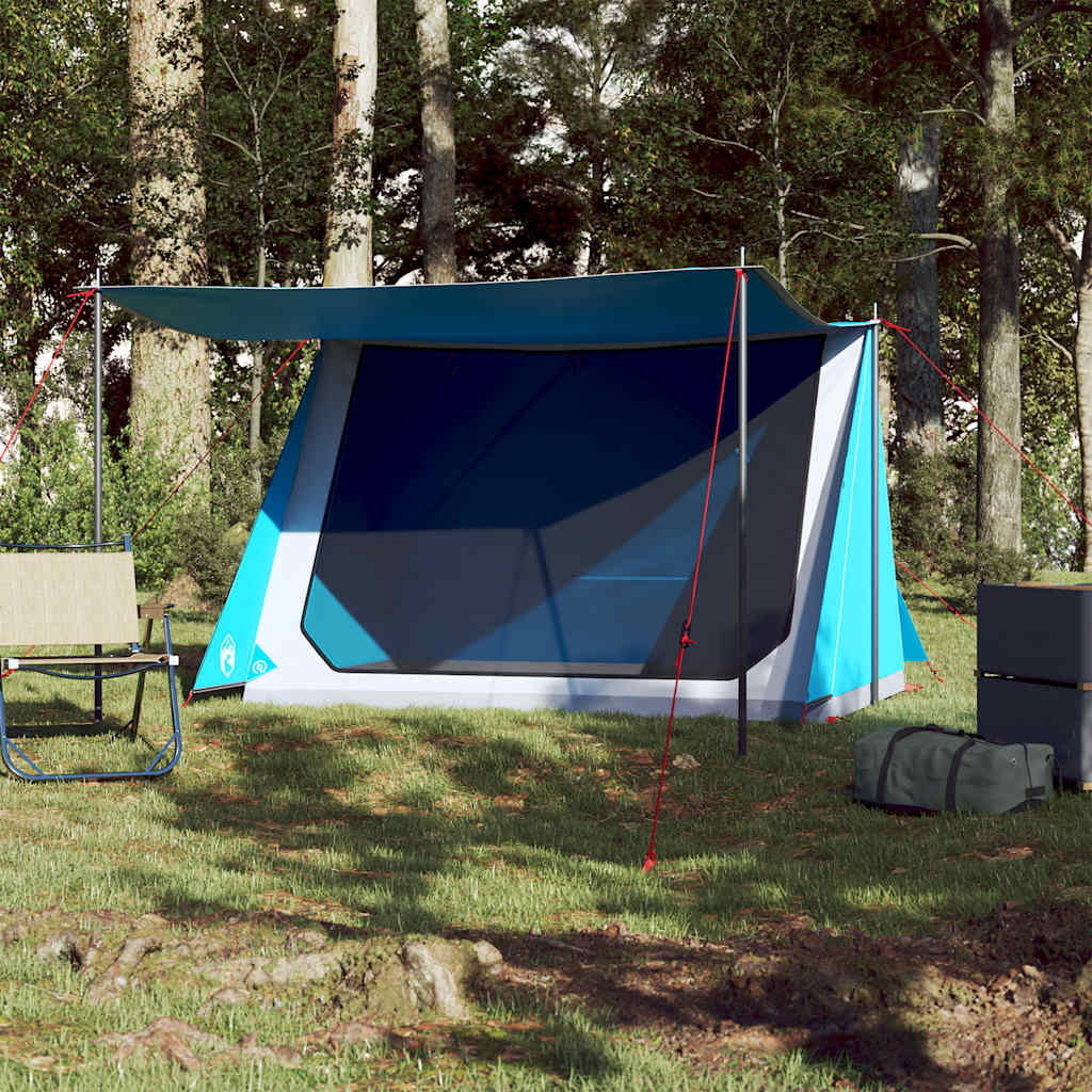 vidaXL Cort camping pentru 2 persoane, albastru, impermeabil vidaXL Cort camping pentru 2 persoane, albastru, impermeabil