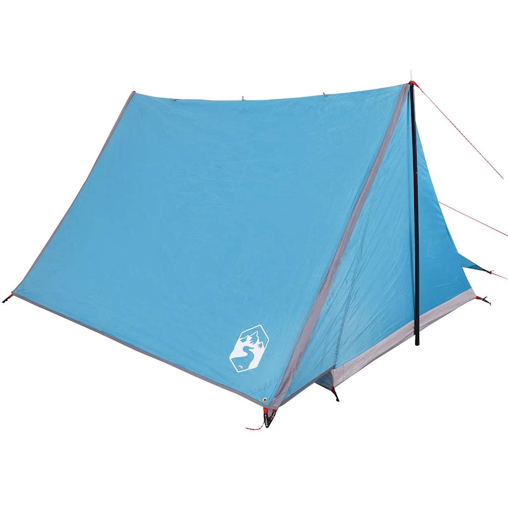 vidaXL Cort camping pentru 2 persoane, albastru, impermeabil vidaXL Cort camping pentru 2 persoane, albastru, impermeabil