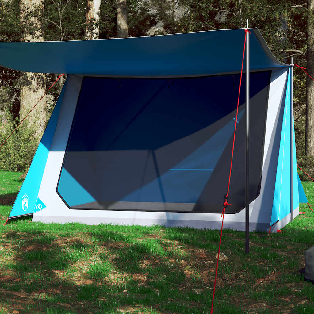 vidaXL Cort camping pentru 2 persoane, albastru, impermeabil vidaXL Cort camping pentru 2 persoane, albastru, impermeabil