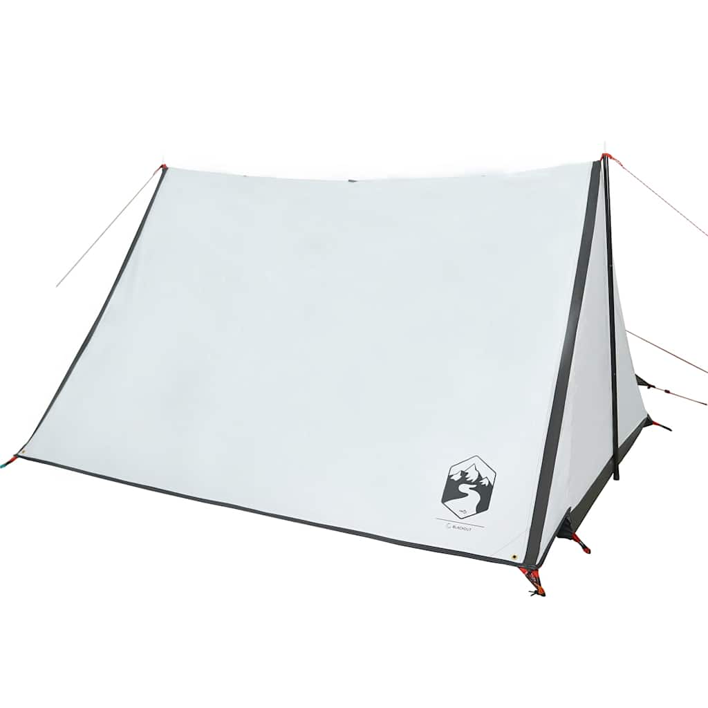 vidaXL Cort camping, 2 persoane, alb, țesătură opacă, impermeabil vidaXL Cort camping, 2 persoane, alb, țesătură opacă, impermeabil