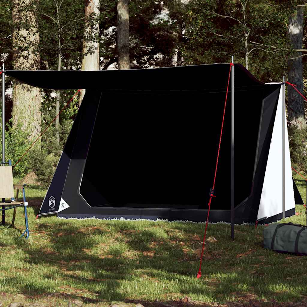 vidaXL Cort camping, 2 persoane, alb, țesătură opacă, impermeabil vidaXL Cort camping, 2 persoane, alb, țesătură opacă, impermeabil