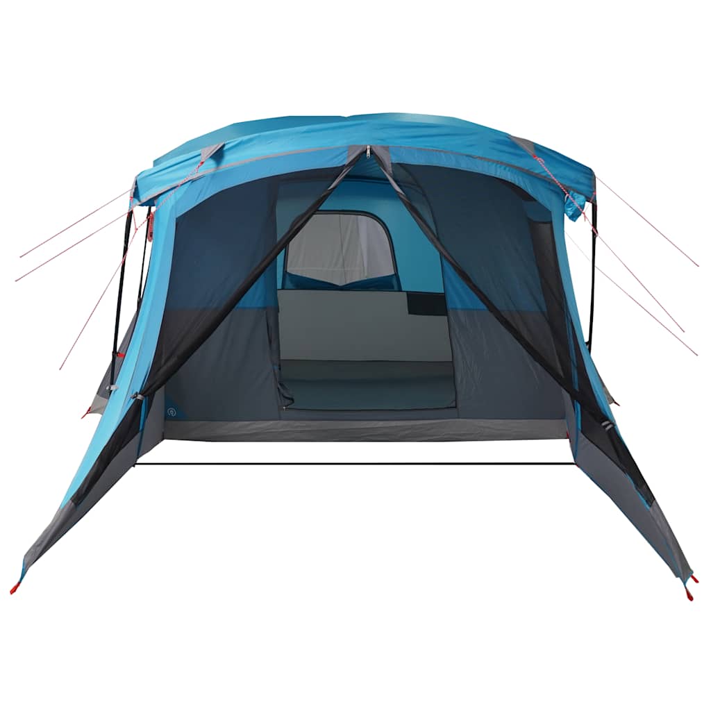 vidaXL Cort de camping cu verandă 4 persoane, albastru, impermeabil vidaXL Cort de camping cu verandă 4 persoane, albastru, impermeabil