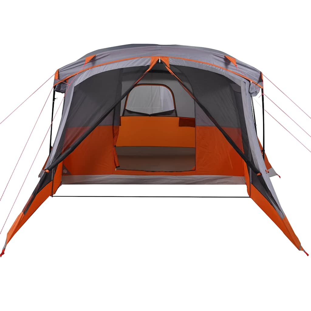vidaXL Cort de camping cu verandă 4 persoane, portocaliu, impermeabil vidaXL Cort de camping cu verandă 4 persoane, portocaliu, impermeabil