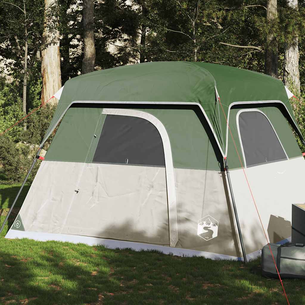 vidaXL Cabină cort de camping, 4 persoane, verde, impermeabil vidaXL Cabină cort de camping, 4 persoane, verde, impermeabil