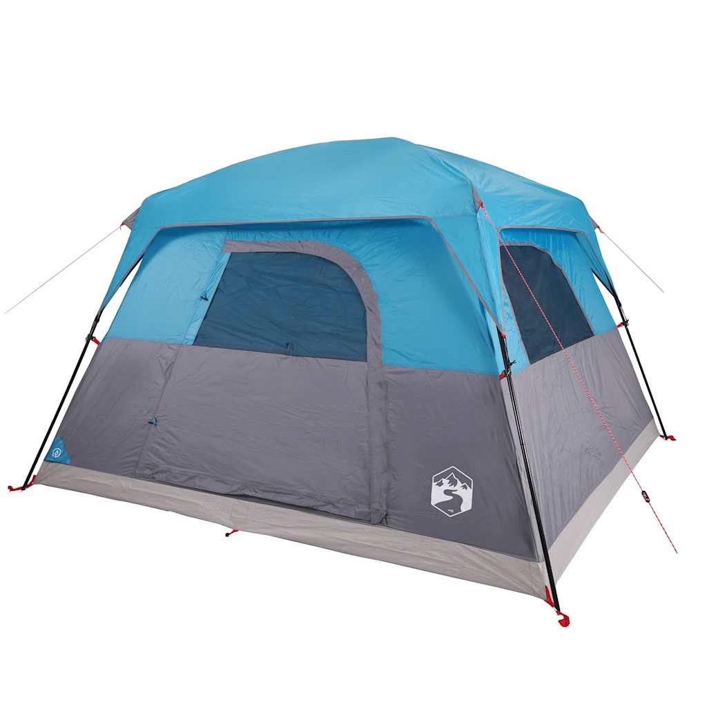 vidaXL Cabină cort de camping, 4 persoane, albastru, impermeabil vidaXL Cabină cort de camping, 4 persoane, albastru, impermeabil