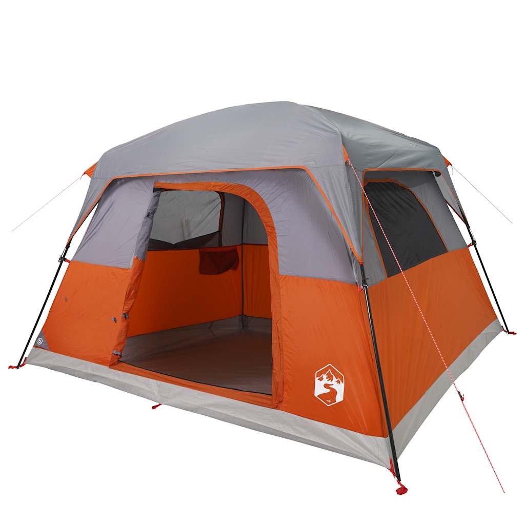 vidaXL Cabină cort de camping, 4 persoane, portocaliu, impermeabil vidaXL Cabină cort de camping, 4 persoane, portocaliu, impermeabil