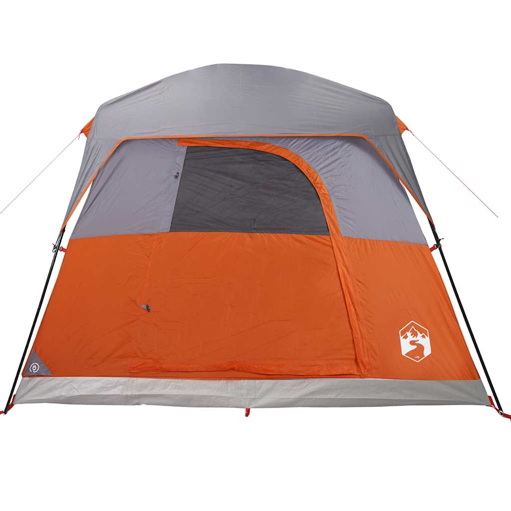 vidaXL Cabină cort de camping, 4 persoane, portocaliu, impermeabil vidaXL Cabină cort de camping, 4 persoane, portocaliu, impermeabil