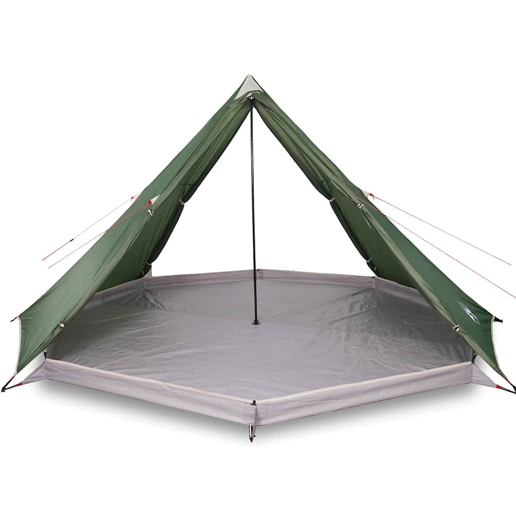 vidaXL Cort de familie Tipi pentru 8 persoane, verde, impermeabil vidaXL Cort de familie Tipi pentru 8 persoane, verde, impermeabil