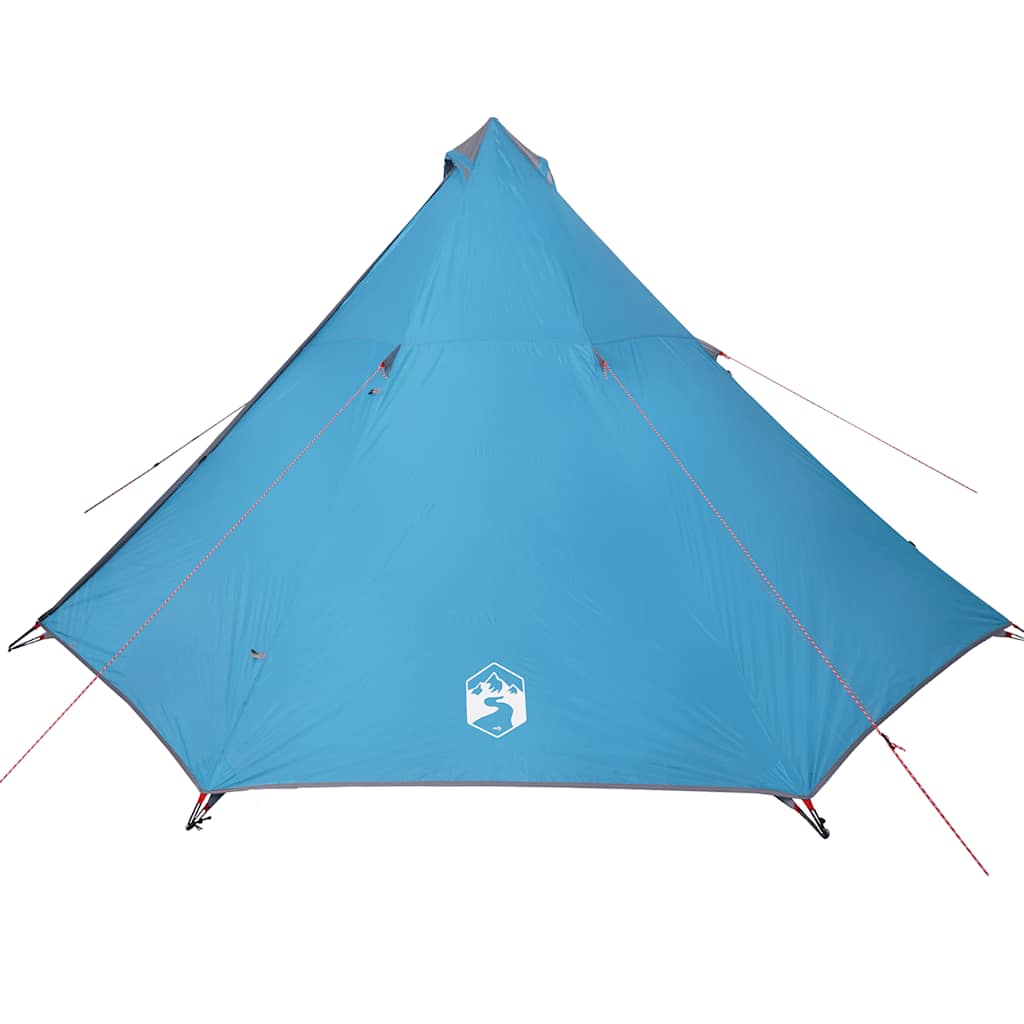 vidaXL Cort de familie Tipi pentru 8 persoane, albastru, impermeabil vidaXL Cort de familie Tipi pentru 8 persoane, albastru, impermeabil