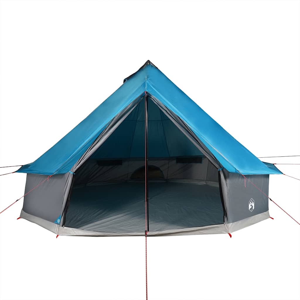 vidaXL Cort de familie Tipi pentru 10 persoane, albastru, impermeabil vidaXL Cort de familie Tipi pentru 10 persoane, albastru, impermeabil