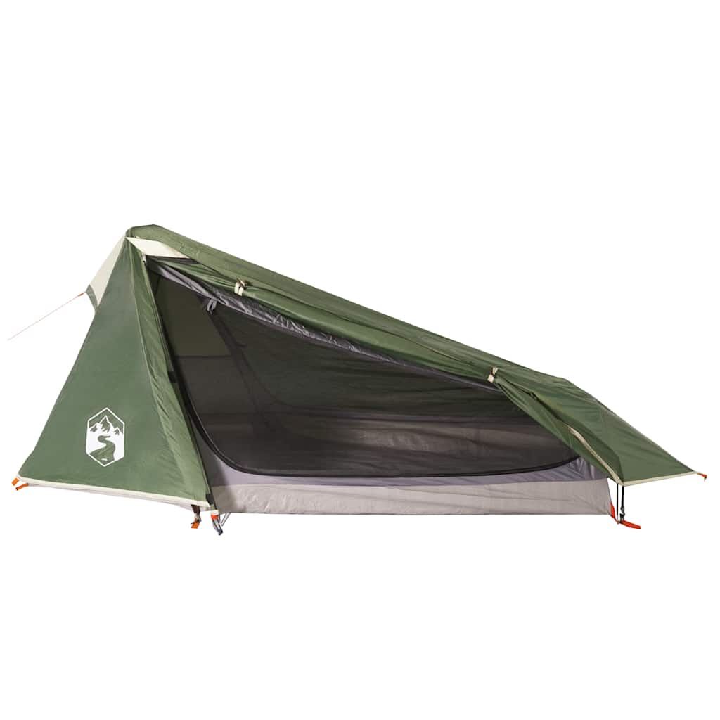 vidaXL Cort de camping tunel pentru 1 persoană, verde, impermeabil vidaXL Cort de camping tunel pentru 1 persoană, verde, impermeabil