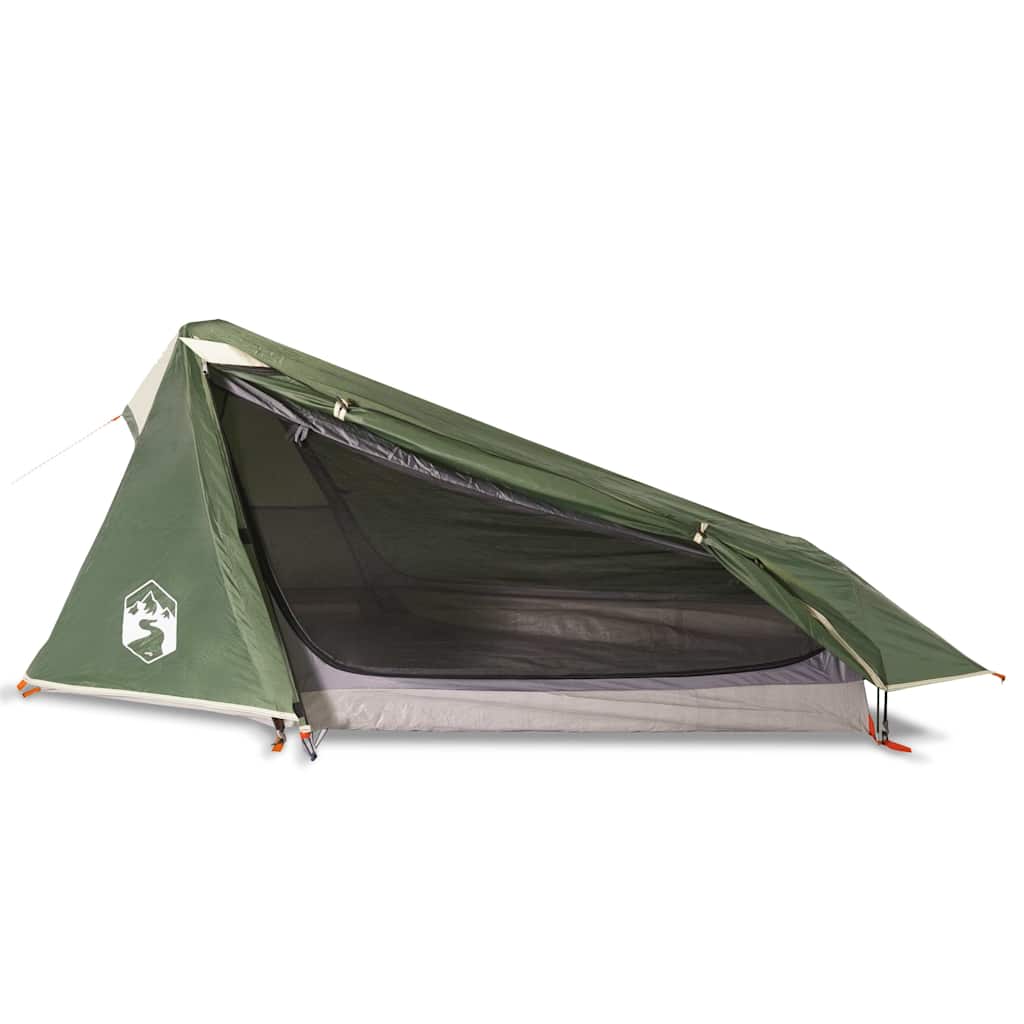 vidaXL Cort de camping tunel pentru 1 persoană, verde, impermeabil vidaXL Cort de camping tunel pentru 1 persoană, verde, impermeabil